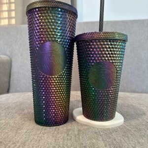 Starbucks Rainbow Iridescent Tumbler Set